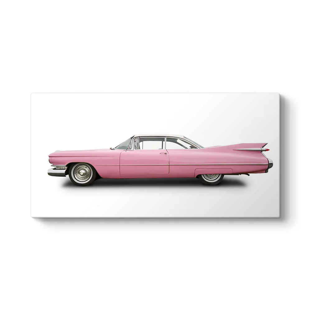 Pembe Cadillac Tablosu - Model 5